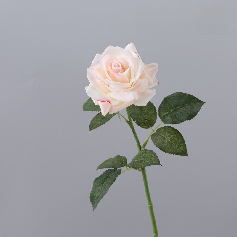 Concubine Rose, 1 head, real texture artificial flower, 23040502