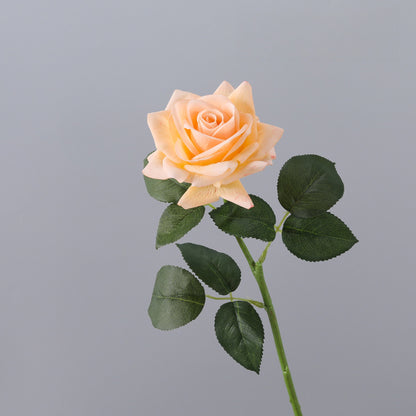 Concubine Rose, 1 head, real texture artificial flower, 23040502