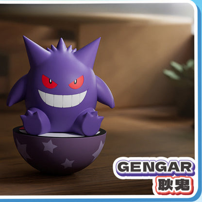 Pokémon Tumbler Figures Set / Pikachu, Gengar, Sylveon, Sprigatito, Quaxly, and Fuecoco!
