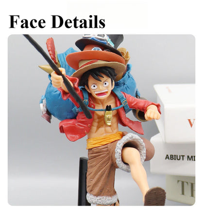 One Piece Figures / Running Brothers: Luffy, Sabo, and Ace 20cm Figure Set