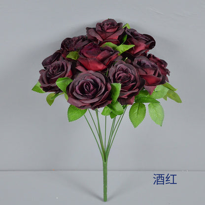 Special Rose, black golden silver rose, regular texture, 559432