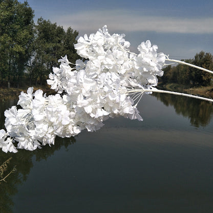 Cherry blossom, white stem snow, regular texture, 3268059