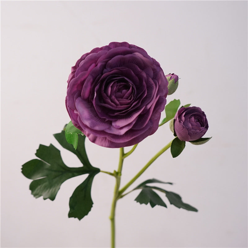 Ranunculus, real texture artificial flower, 48276