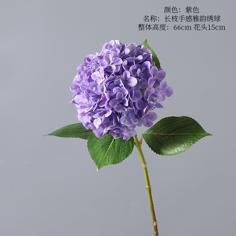 Hydrangea, large, real texture artificial flower, 23032002
