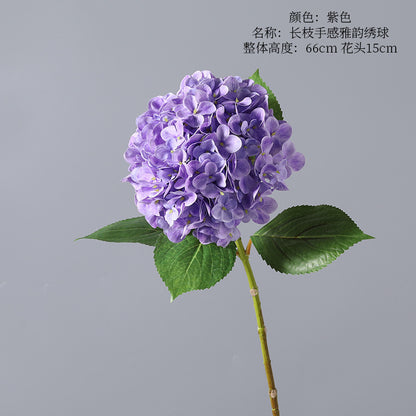 Hydrangea, large, real texture artificial flower, 23032002