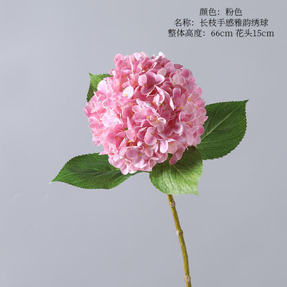 Hydrangea, large, real texture artificial flower, 23032002