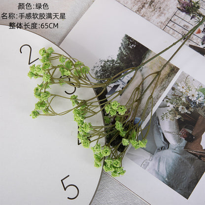 Baby's breath, long, 2 branches, regular texture, 1-484