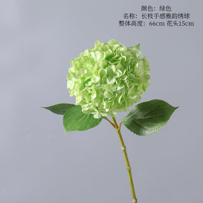 Hydrangea, large, real texture artificial flower, 23032002