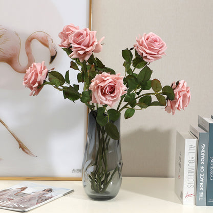 Autumn Rose, real texture artificial flower, 30249