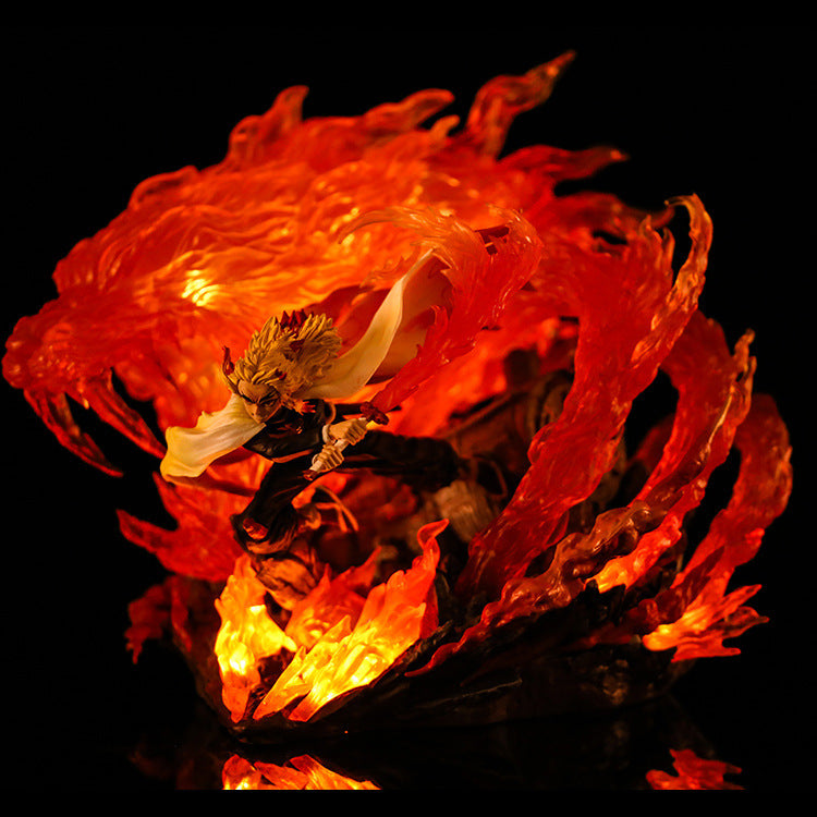 Flame Hashira Rengoku Figure / Demon Slayer / 27cm LED Light-up Figure