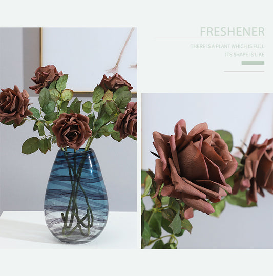 Autumn Rose, real texture artificial flower, 30249