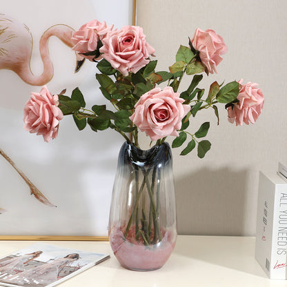 Autumn Rose, real texture artificial flower, 30249