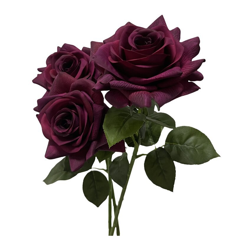 Rose, dark colors rose, deep color rose, real texture artificial flower, 519784