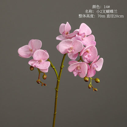 Phalaenopsis, 2 heads, real texture artificial flower, 22070402