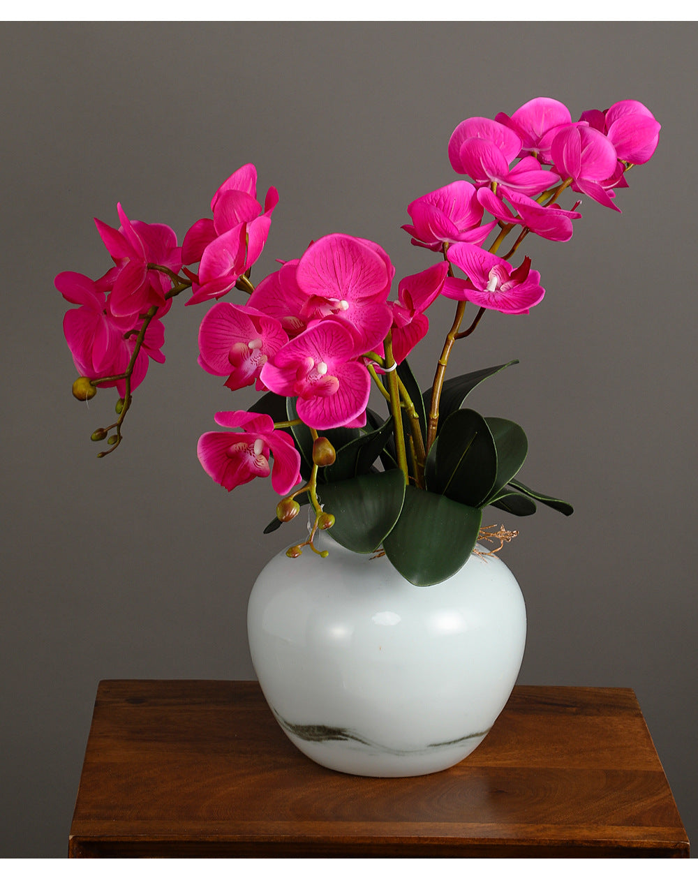 Phalaenopsis, 2 heads, real texture artificial flower, 22070402