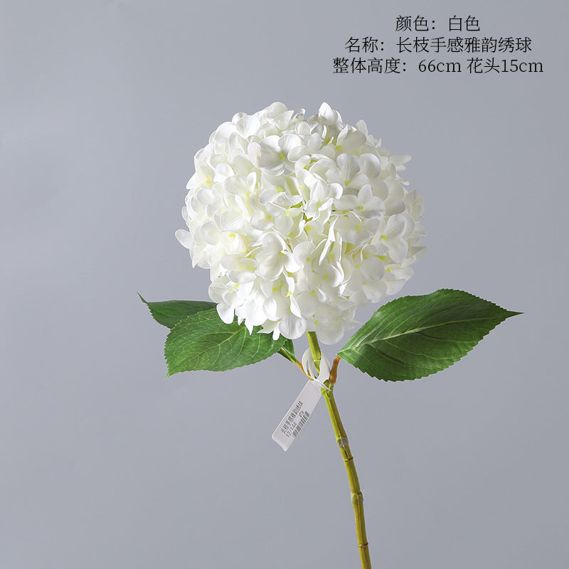 Hydrangea, large, real texture artificial flower, 23032002