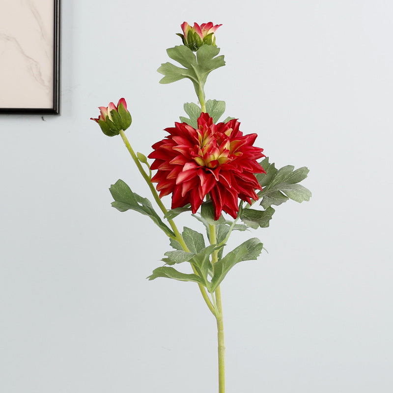Dahlia, 3 heads, special texture, 55046