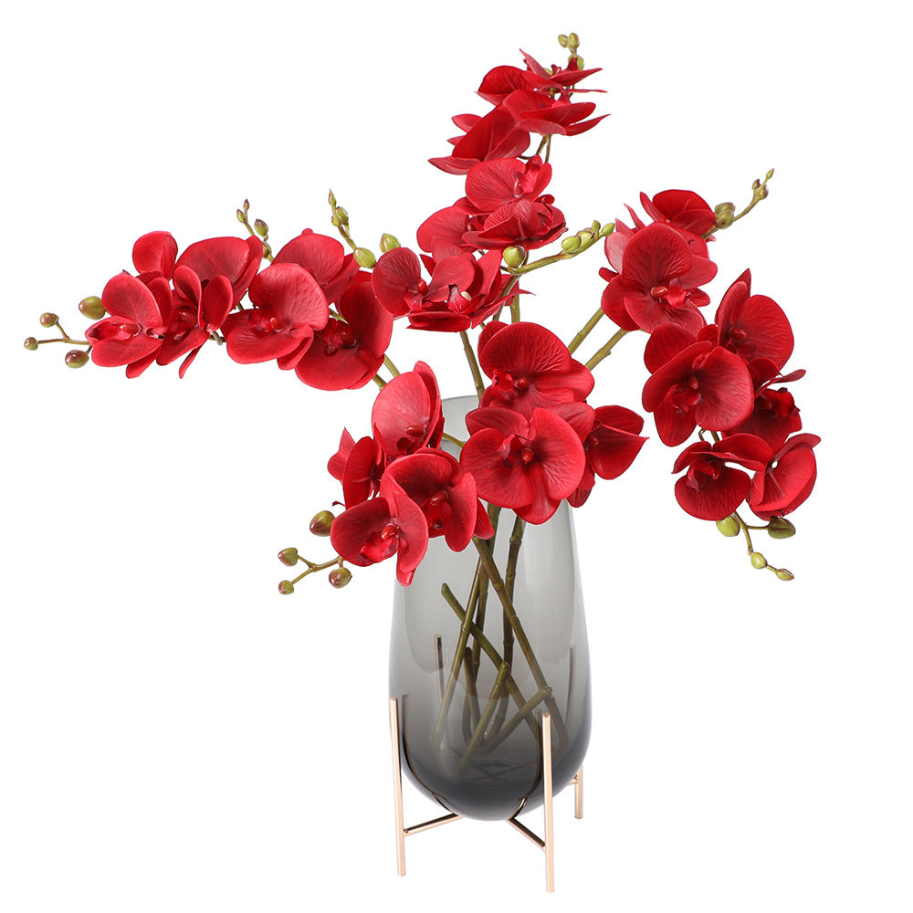 Phalaenopsis, 2 heads, real texture artificial flower, 22070402