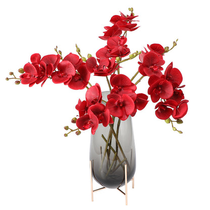 Phalaenopsis, 2 heads, real texture artificial flower, 22070402