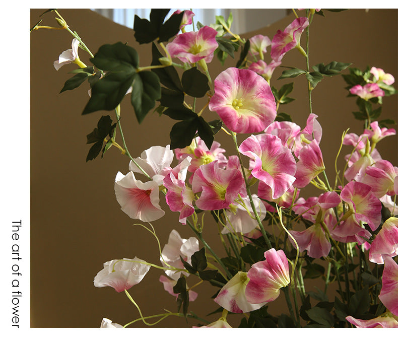 Morning glory, real texture artificial flower, 472802