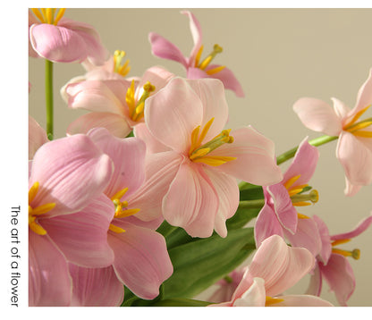 Tulip bloom, real texture artificial flower, 472803