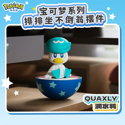 Pokémon Tumbler Figures Set / Pikachu, Gengar, Sylveon, Sprigatito, Quaxly, and Fuecoco!