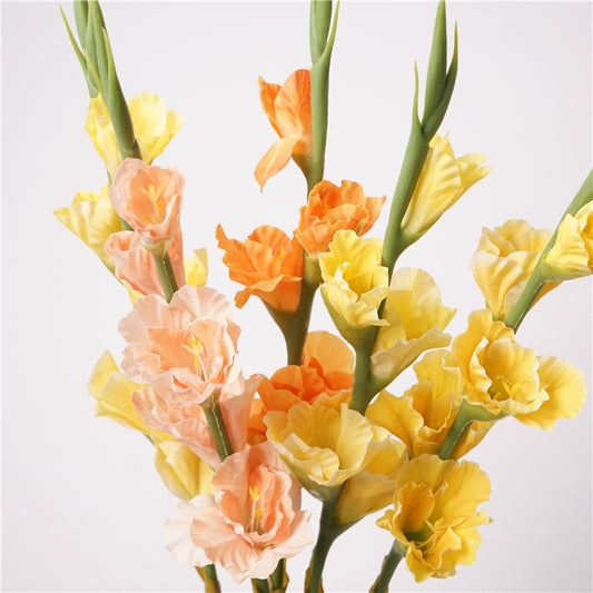 gladiolus, real texture artificial flower, 48274
