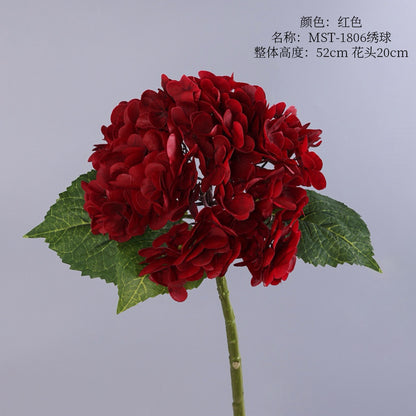 Hydrangea, medium, real texture artificial flower, 22071501