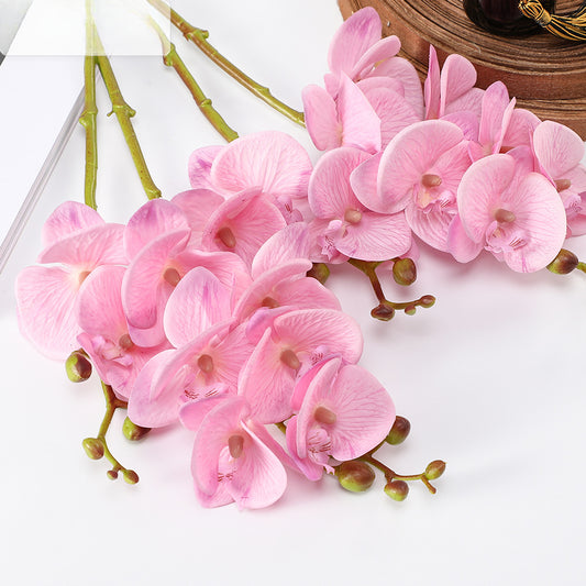 Phalaenopsis, 2 heads, real texture artificial flower, 22070402