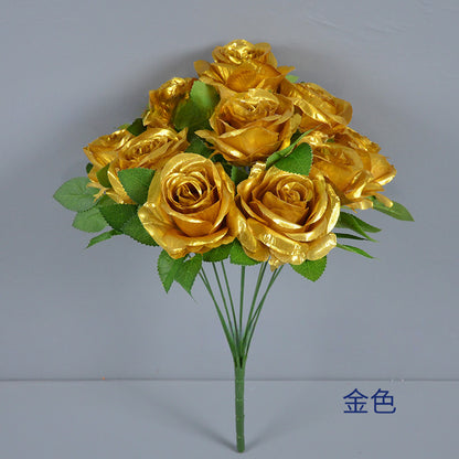 Special Rose, black golden silver rose, regular texture, 559432